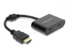 EAN 4043619630004 - DeLOCK 63000 adaptador de cable de vídeo 0,18 m USB Tipo C HDMI + USB Type-C Negro imagen 1