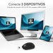 EAN 8436586743017 - SUBBLIM RATON OPTICO DUAL COMFORT ERGO DUAL BATERIA NEGRO ratón Universal mano derecha Bluetooth + USB Ty imagen 3