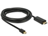 EAN 4043619836994 - DeLOCK 83699 adaptador de cable de vídeo 2 m Mini DisplayPort HDMI Negro imagen 1