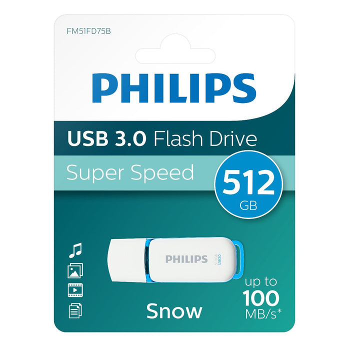 EAN 4895229114258 - Philips FM51FD75B unidad flash USB 512 GB USB tipo A 3.2 Gen 1 (3.1 Gen 1) Blanco imagen 3