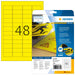 EAN 4008705080309 - HERMA 8030 etiqueta de impresora Amarillo Etiqueta para impresora autoadhesiva imagen 1