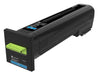 EAN 0734646586245 - Lexmark 72K20C0 cartucho de tóner 1 pieza(s) Original Cian imagen 1