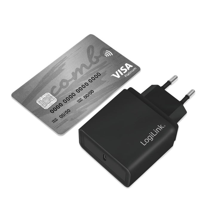 EAN 4052792062595 - LogiLink PA0258 cargador de dispositivo móvil Universal Negro Corriente alterna Carga rápida Interior imagen 3