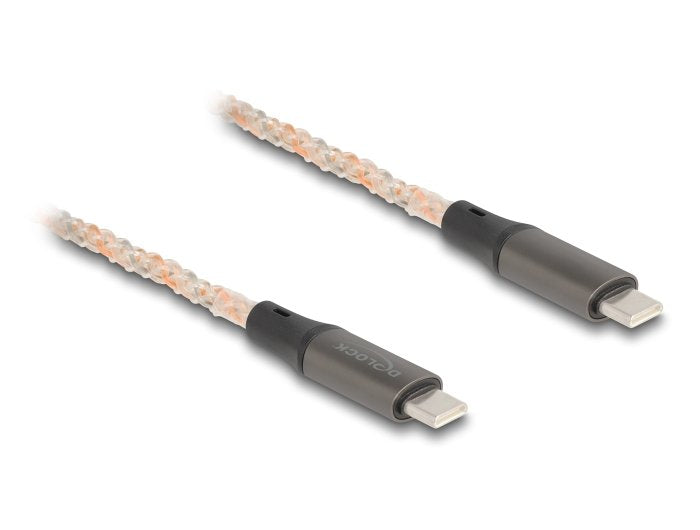 EAN 4043619882885 - DeLOCK 88288 cable USB 1,2 m USB C Negro, Cobre, Gris, Transparente imagen 1
