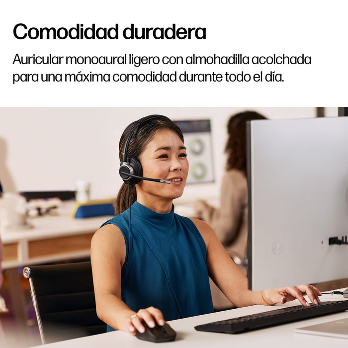 EAN 0199251821813 - HP Poly Mission 815 Monaural USB Wired Headset Negro imagen 9