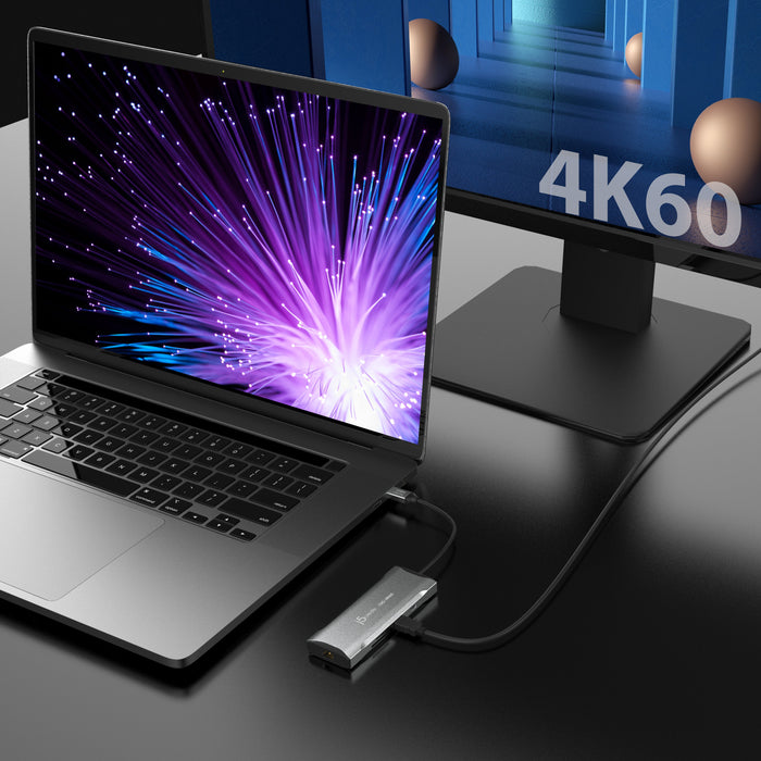 EAN 4712795086263 - j5create JCD393 Alámbrico USB 3.2 Gen 1 (3.1 Gen 1) Type-C Gris imagen 11