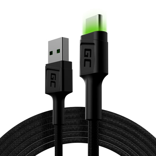EAN 5903317229780 - Green Cell KABGC13 cable USB USB 2.0 2 m USB A USB C Negro imagen 1