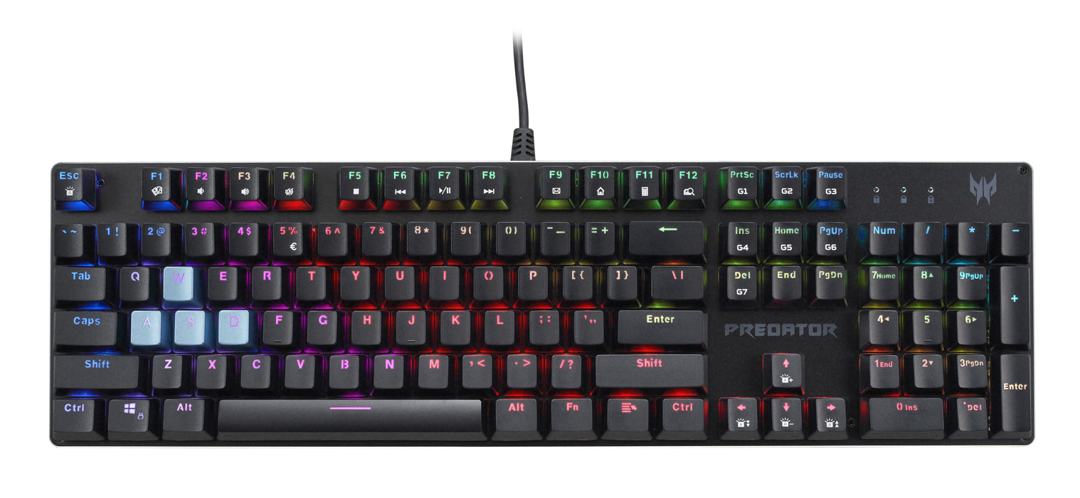 EAN 4711121312724 - Acer Predator Aethon 303 teclado Juego USB QWERTY Internacional de EE.UU. Negro imagen 1