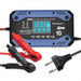 EAN 5901878524825 - Qoltec 52482 Cargador de batería para vehículos 12/24 V Negro, Azul imagen 10