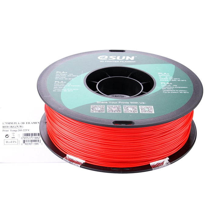 EAN 6922572219052 - eSUN PLAPlus175R1 Ácido poliláctico plus (PLA+) Rojo 1 kg imagen 9