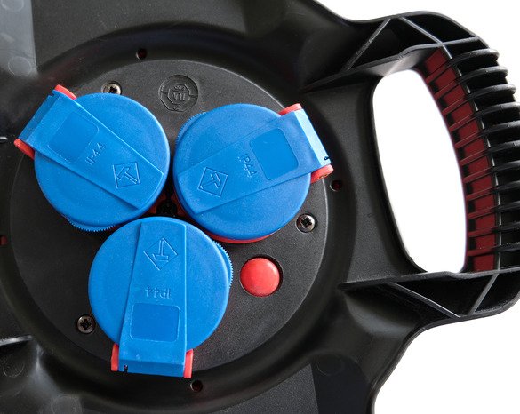 EAN 4007123661831 - Brennenstuhl 1169710100 base múltiple 10 m 3 salidas AC Exterior Negro, Rojo imagen 4