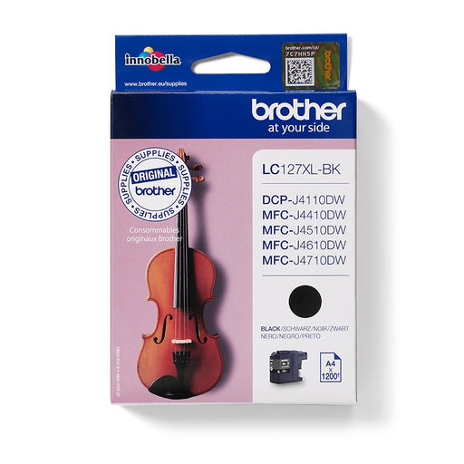 EAN 4977766713931 - Brother LC127XLBK cartucho de tinta 1 pieza(s) Original Extra (Súper) alto rendimiento Negro imagen 1