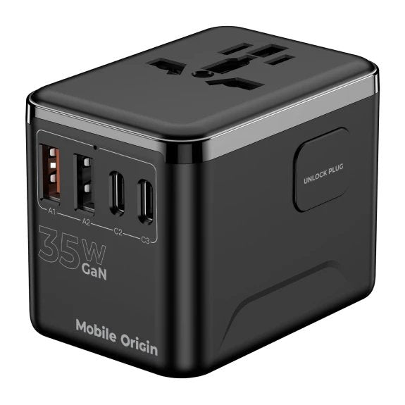 EAN 8594215994701 - Mobile Origin MO-TRA35-PW4 cargador de dispositivo móvil Universal Negro Corriente alterna Carga rápida I imagen 3