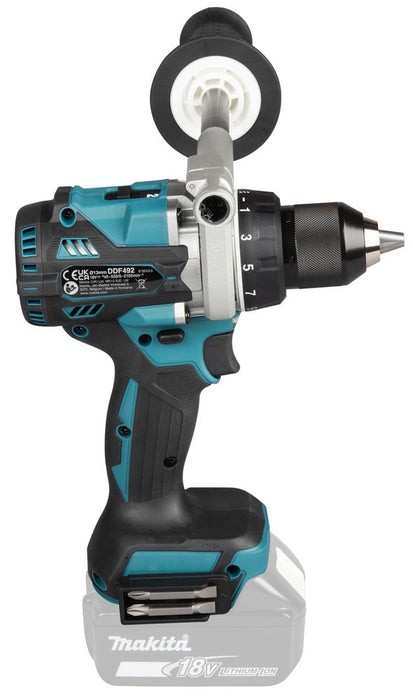 EAN 0197050011701 - Makita DDF492Z taladro 2100 RPM Sin llave 2,6 kg Azul, Negro imagen 6