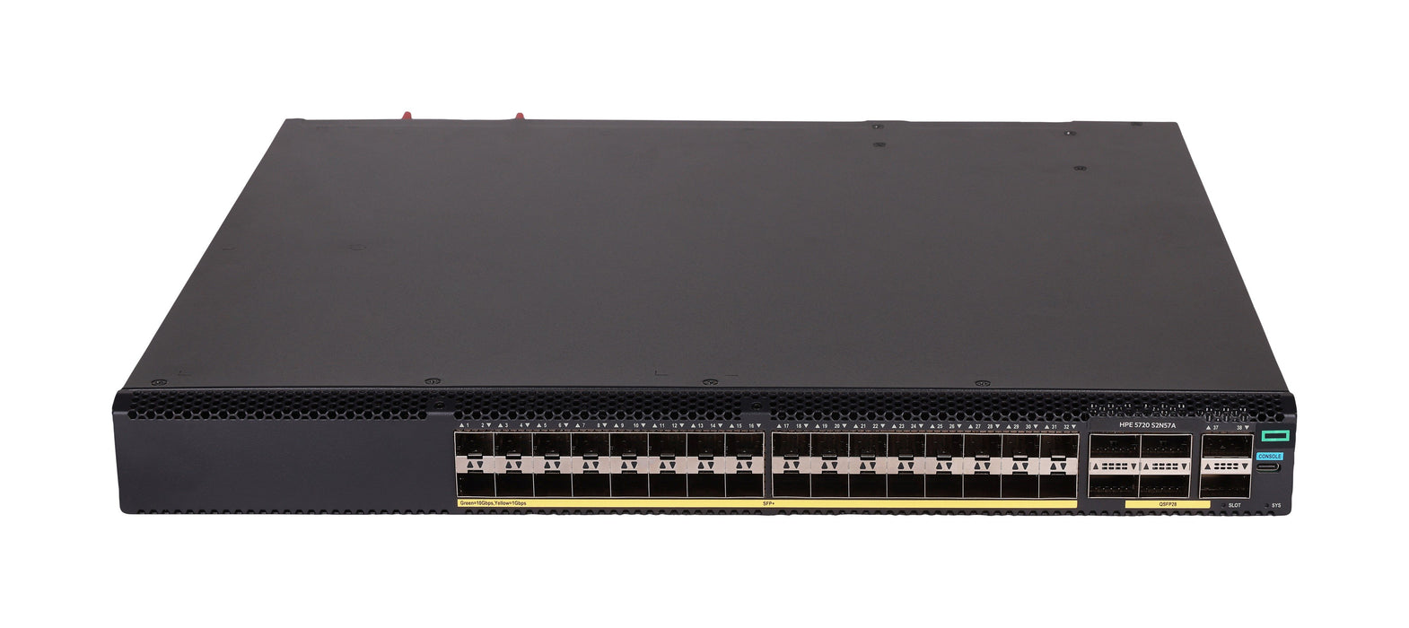 EAN 190017698120 - HPE Networking Comware Data Center Switch 32p SFP+ 1G/10G 6p QSFP28 100G 5720 imagen 1