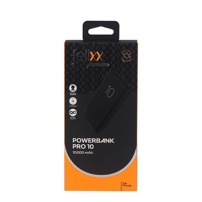 EAN 9120124820689 - Felixx Pro-10 Polímero de litio 10000 mAh Negro imagen 9