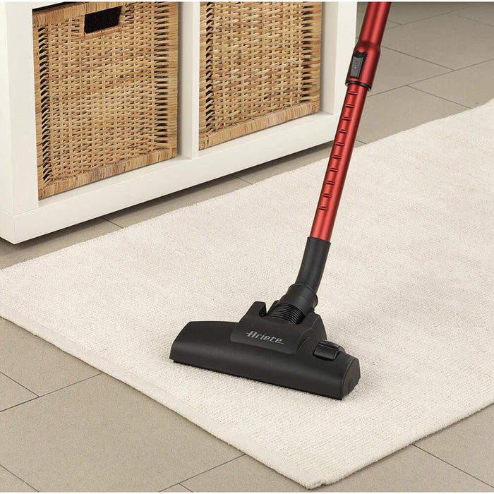 EAN 8003705116948 - Ariete 2761/10 Aspiradora escoba Corriente alterna Secar HEPA Sin bolsa 1 L 600 W Negro, Rojo imagen 2