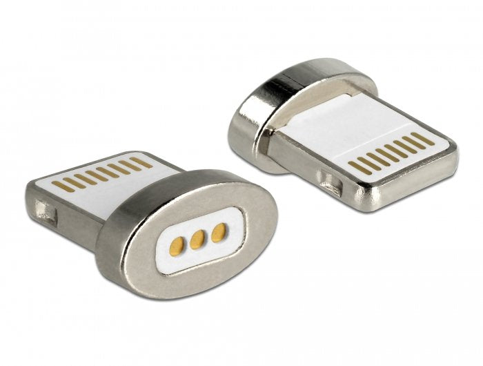 EAN 4043619659289 - DeLOCK 65928 cambiador de género para cable 8 pin Lightning magnet interface Plata imagen 1