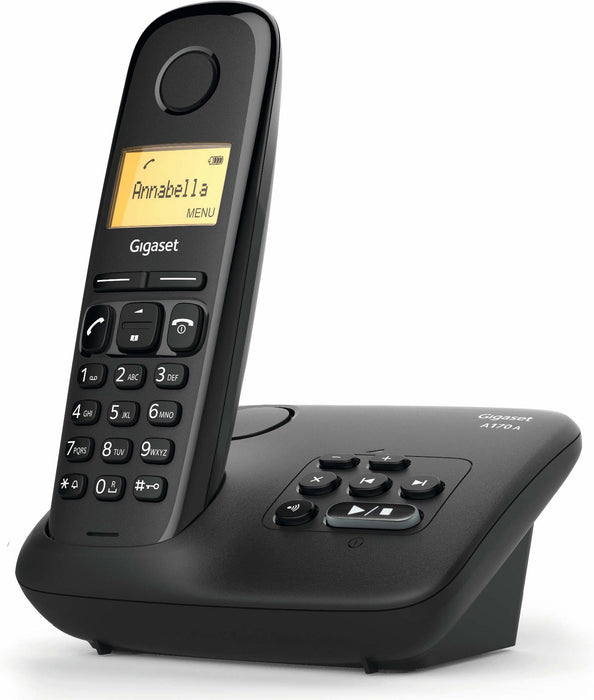 EAN 4250366853468 - Gigaset AL170A Solo Teléfono DECT Identificador de llamadas Negro imagen 1