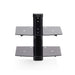 EAN 0065030901222 - StarTech.com 2B-WALL-MOUNT-SHELF estante para equipo av Negro Vidrio imagen 3