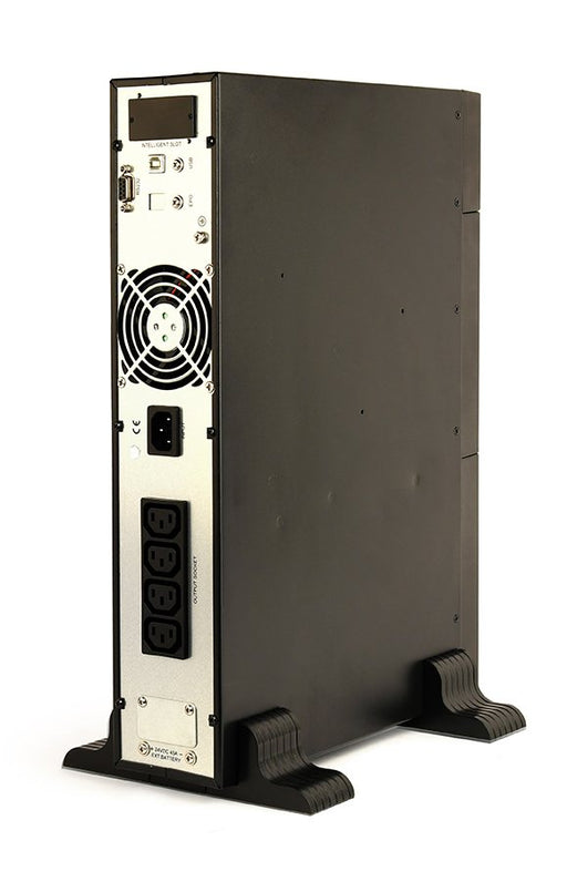 EAN 8716309126458 - Gembird ENERGENIE online rack UPS 1000VA 3x IEC LCD display juodas colour imagen 2