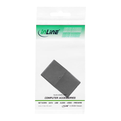 EAN 4043718080830 - InLine 69999C cambiador de género para cable RJ11 female RJ11 Negro imagen 2