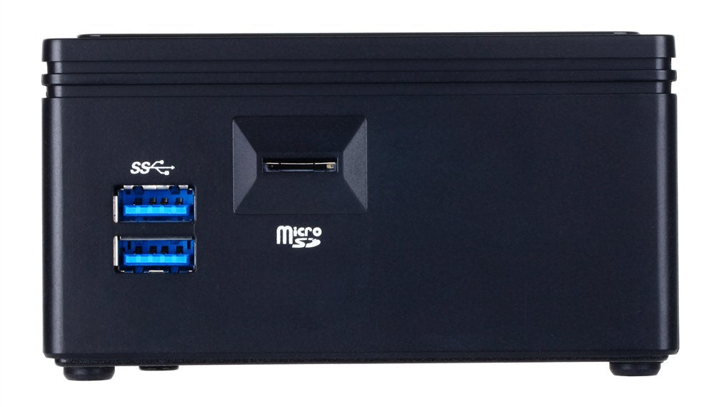 EAN 4719331216719 - GIGABYTE GB-BACE-3160 PC/estación de trabajo barebone 0,69 l tamaño PC Negro J3160 1,6 GHz imagen 4