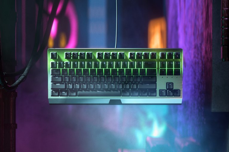 EAN 8886419346050 - Razer BlackWidow V3 Tenkeyless teclado Juego AZERTY Francés Negro imagen 7