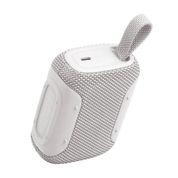 EAN 1200130034312 - JBL GO 5 Altavoz monofónico portátil Blanco 4,8 W imagen 5