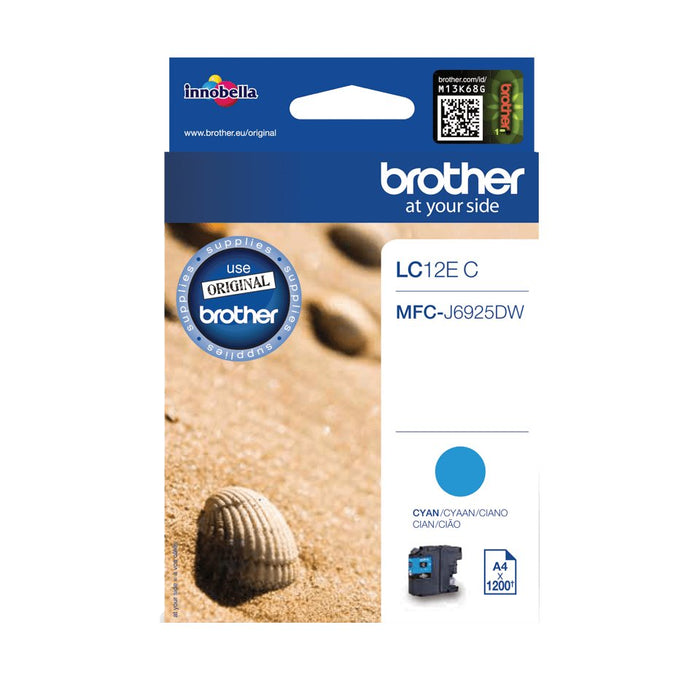 EAN 4977766748438 - Brother LC12EC cartucho de tinta 1 pieza(s) Original Cian imagen 1