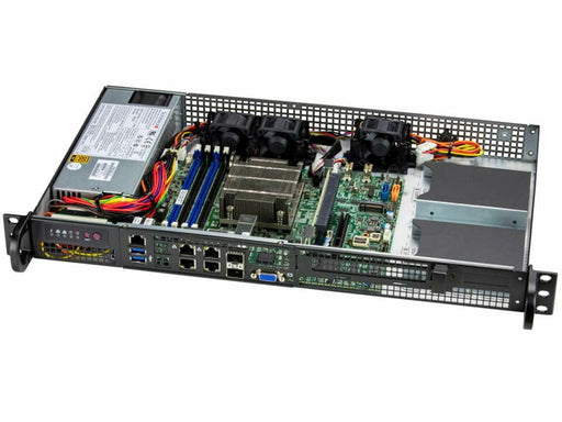 EAN 672042498147 - Supermicro SYS-510D-4C-FN6P servidor barebone Intel® SoC BGA 2227 Bastidor (1U) Negro imagen 1