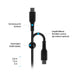 EAN 8591680147250 - FIXED FIXDLS-CC05-BK cable USB USB 2.0 0,5 m USB C Negro imagen 5