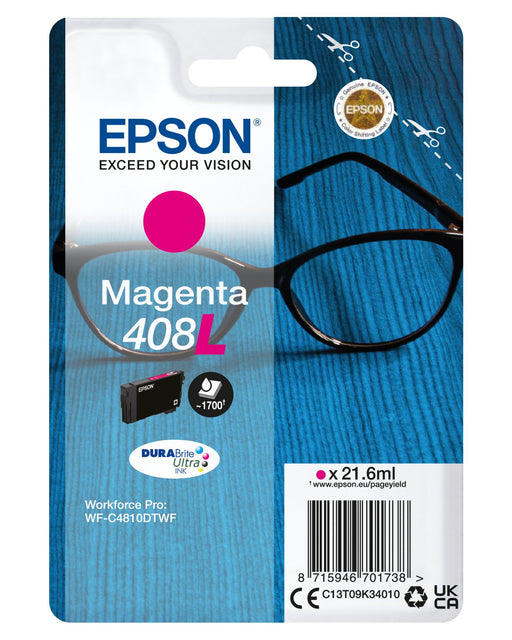 EAN 8715946701738 - Epson C13T09K34010 cartucho de tinta 1 pieza(s) Original Alto rendimiento (XL) imagen 1