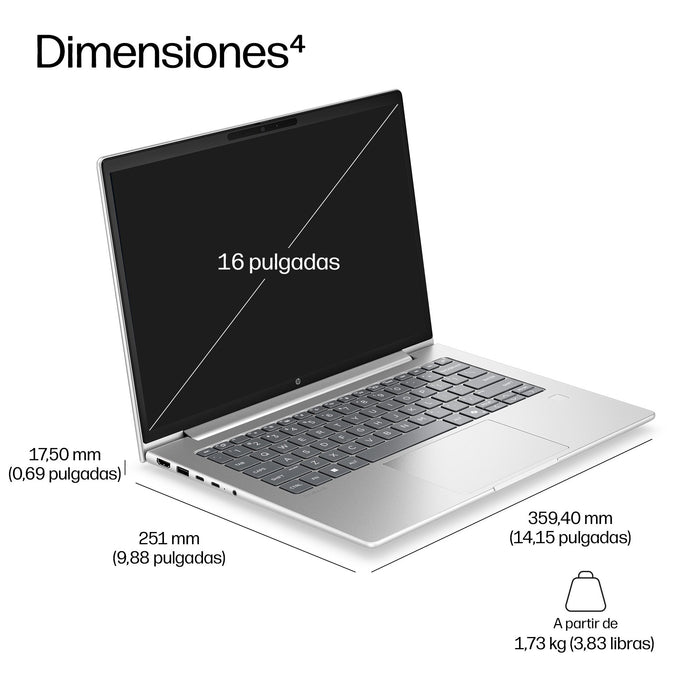 EAN 0826581571698 - HP DU1C5AT ordenador portatil AMD Ryzen™ 5 220 Portátil 40,6 cm (16") WUXGA 16 GB LPDDR5x-SDRAM 512 GB SS imagen 3