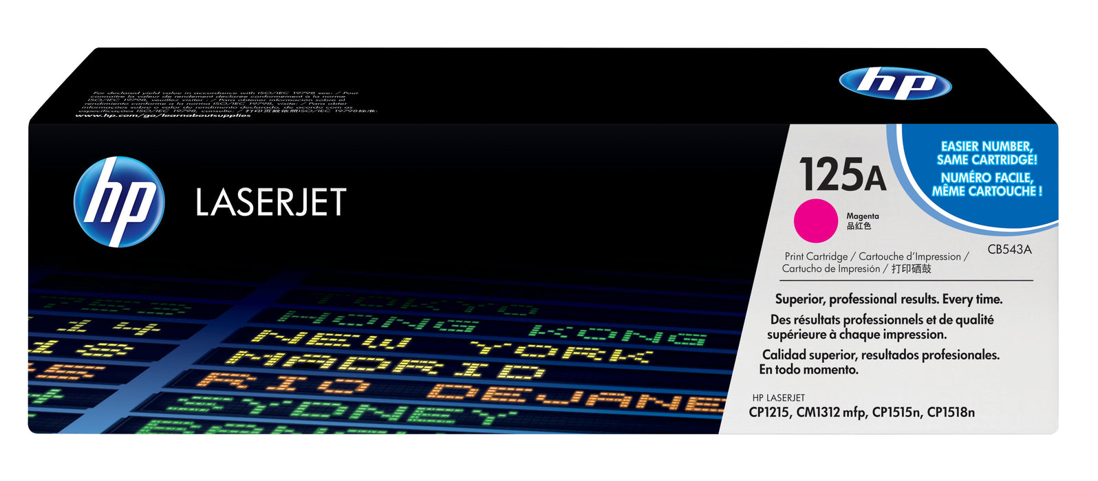 EAN 0080873683920 - HP 125A Magenta Original LaserJet Toner Cartridge cartucho de tóner 1 pieza(s) imagen 1