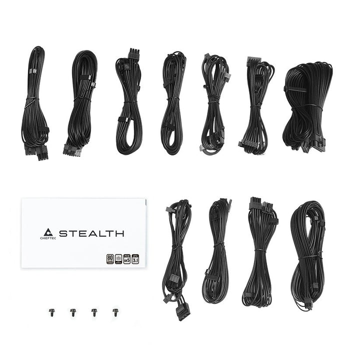 EAN 0753263079268 - Chieftec Stealth 1200W Vega M Series SPX-1200-FC 80+ Platin unidad de fuente de alimentación 24-pin ATX A imagen 7