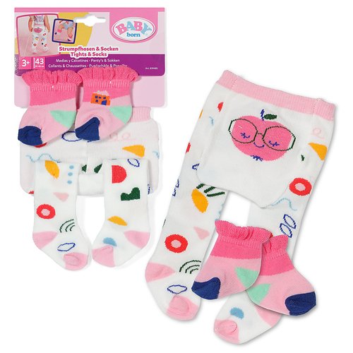 EAN 4001167839485 - BABY born Tights & Socks 2 assorted 43cm Leotardos para muñecas imagen 2