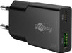EAN 4040849757372 - Goobay Dual Universal Negro Corriente alterna Carga rápida Interior imagen 1