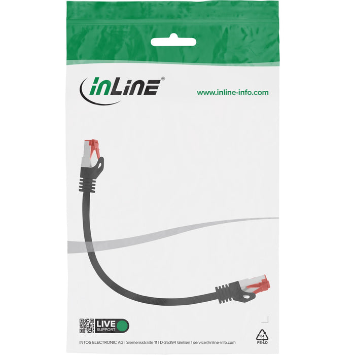 EAN 4043718184569 - InLine 76422S cable de red Negro 0,25 m Cat6 S/FTP (S-STP) imagen 3
