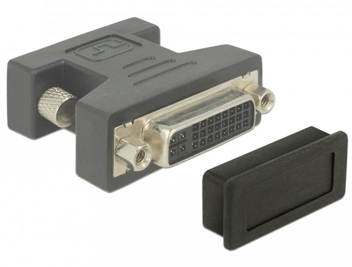EAN 4043619601608 - DeLOCK 60160 tapa de seguridad para enchufe DVI Negro 10 pieza(s) imagen 1