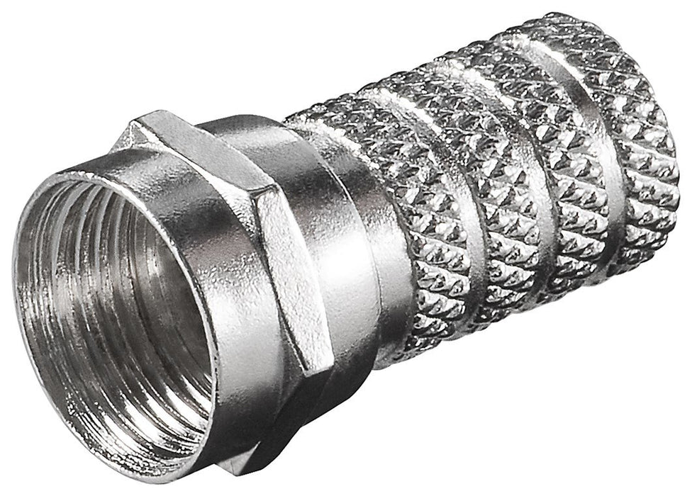 EAN 4040849518508 - Goobay 51850 conector coaxial Tipo F 100 pieza(s) imagen 1