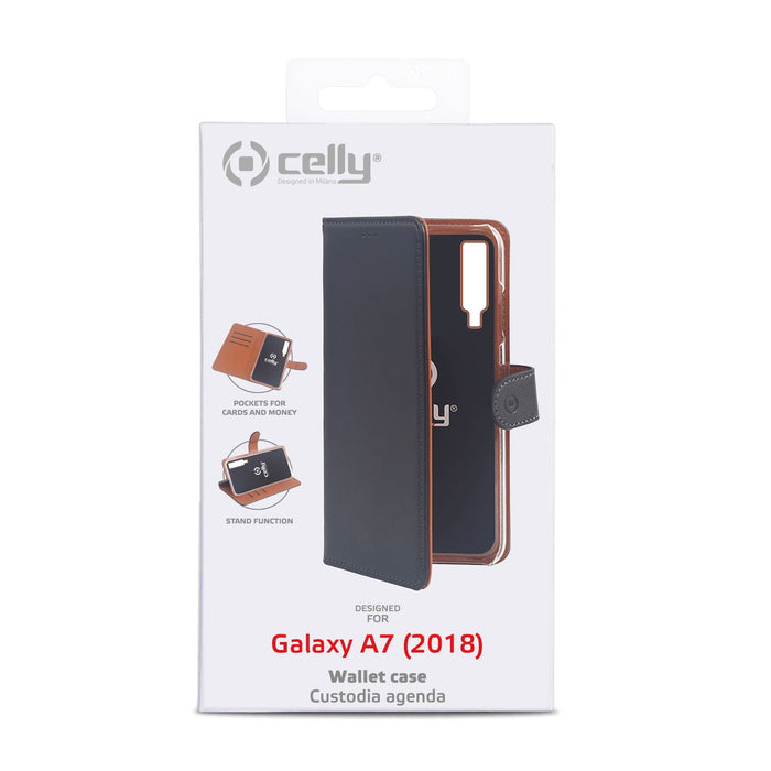 EAN 8021735746218 - Celly WALLY795 funda para teléfono móvil 15,2 cm (6") Funda cartera Negro, Marrón imagen 4