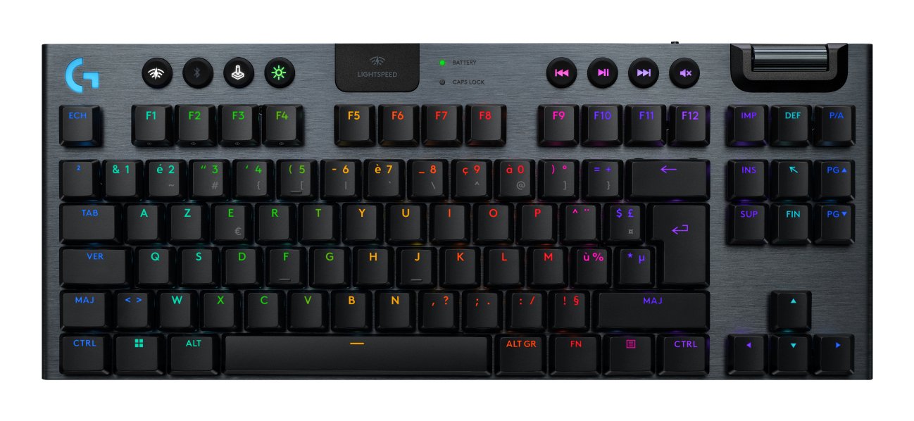 EAN 5099206121690 - Logitech G G915 X LIGHTSPEED teclado Juego USB + RF Wireless + Bluetooth AZERTY Francés Negro imagen 1