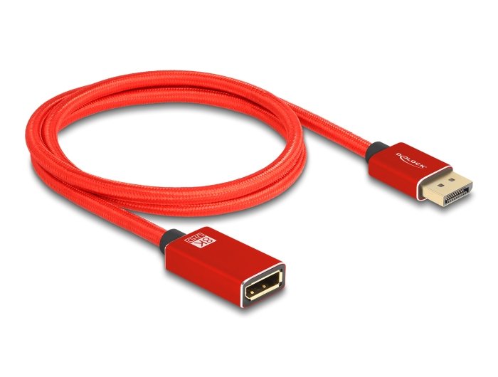 EAN 4043619810819 - DeLOCK 81081 cable DisplayPort 1 m Rojo imagen 1