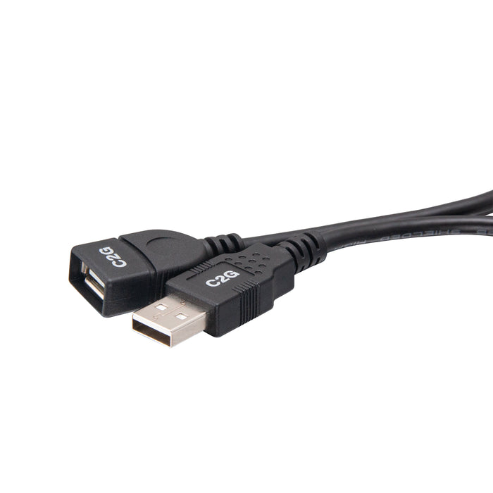 EAN 0757120190189 - C2G USB A Male to A Female Extension Cable 2m cable USB Blanco imagen 1