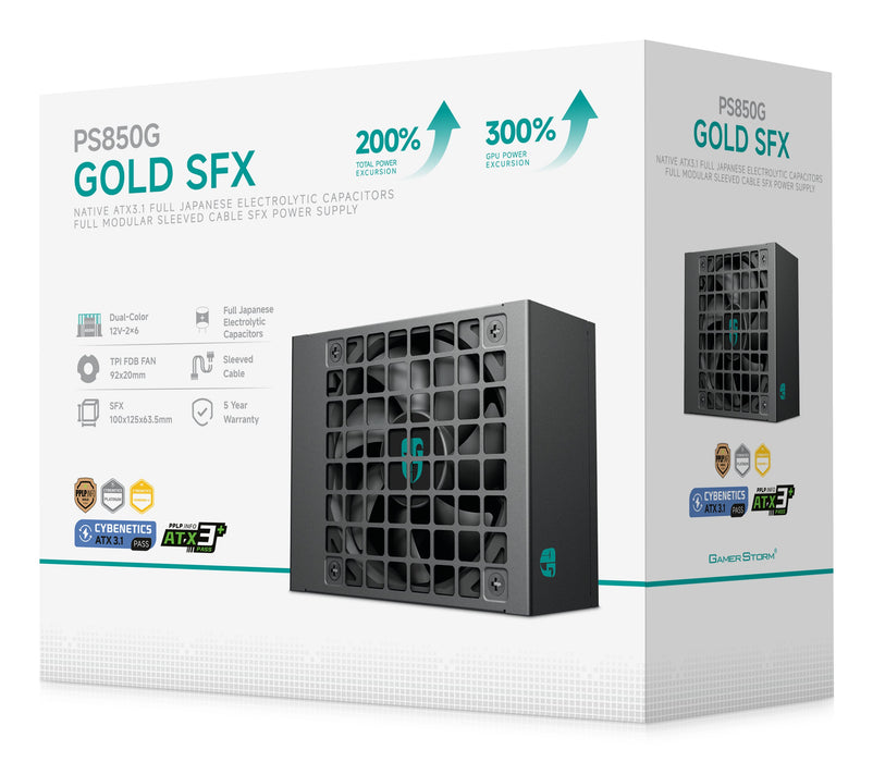 EAN 6933412755197 - DeepCool PS850G unidad de fuente de alimentación 850 W 20+4 pin ATX ATX Negro imagen 8
