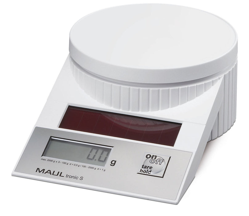 EAN 4002390012287 - MAUL Solar Letter Scales MAULtronic S 2000 g Báscula postal electrónica Blanco imagen 1