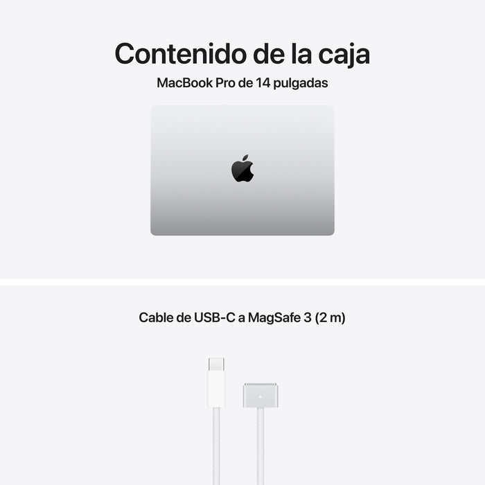 EAN 0195950491050 - Apple MacBook Pro Apple M M5 Portátil 36,1 cm (14.2") 16 GB 1 TB SSD Wi-Fi 6E (802.11ax) macOS Tahoe Plat imagen 9