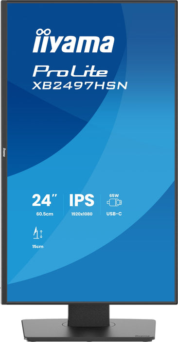 EAN 4948570125890 - iiyama ProLite XB2497HSN-B1 pantalla para PC 60,5 cm (23.8") 1920 x 1080 Pixeles Full HD LED Negro imagen 4
