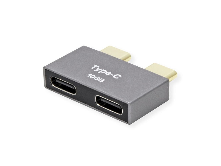 EAN 7630049629042 - ROLINE 12.03.2945 cambiador de género para cable 2x USB Type C Plata imagen 4